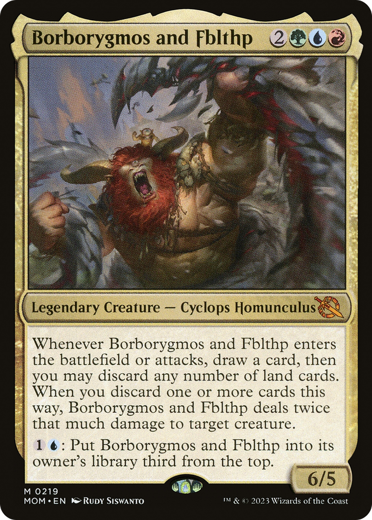 Magic: The Gathering - Borborygmos and Fblthp Foil - March of the Machine