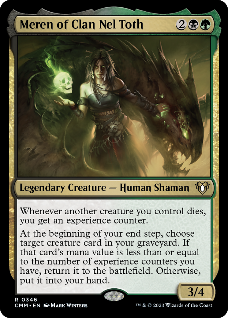Magic: The Gathering - Meren of Clan Nel Toth - Commander Masters