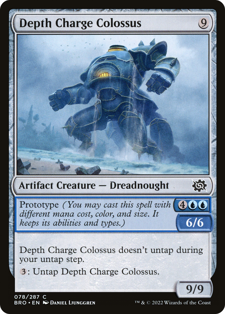 Magic: The Gathering - Depth Charge Colossus Foil - The Brothers' War