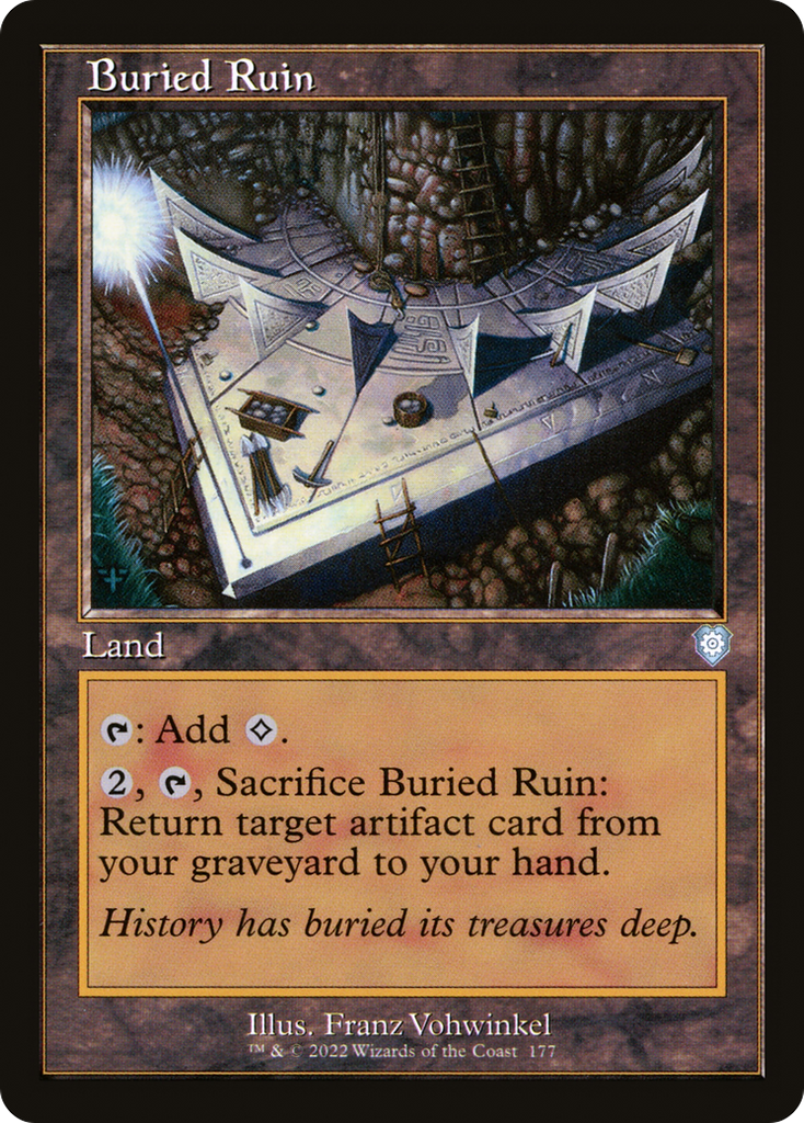 Magic: The Gathering - Buried Ruin - The Brothers' War Commander