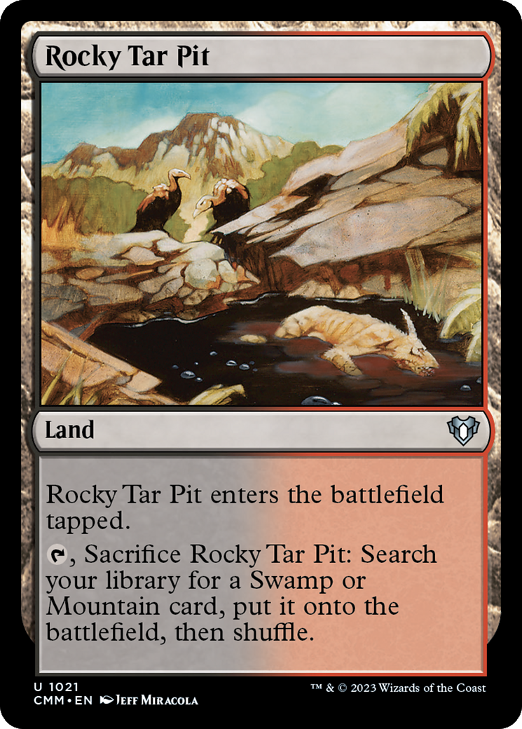 Magic: The Gathering - Rocky Tar Pit - Commander Masters