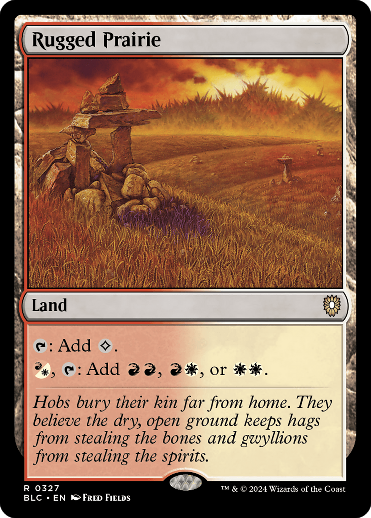 Magic: The Gathering - Rugged Prairie - Bloomburrow Commander