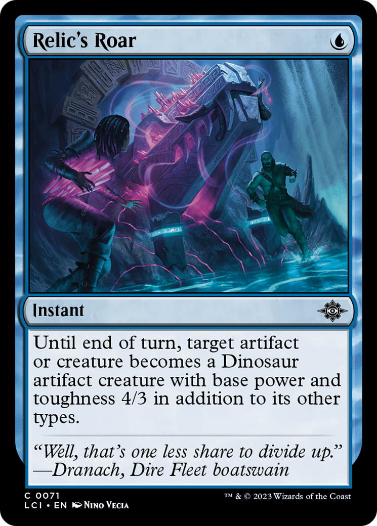 Magic: The Gathering - Relic's Roar Foil - The Lost Caverns of Ixalan