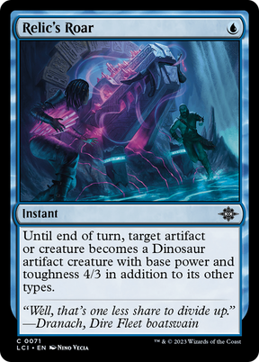 Magic: The Gathering - Relic's Roar Foil - The Lost Caverns of Ixalan