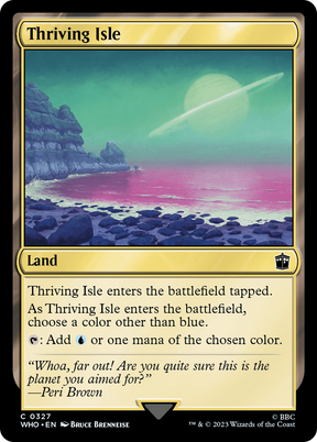 Magic: The Gathering - Thriving Isle - Doctor Who