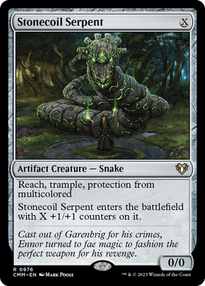 Magic: The Gathering - Stonecoil Serpent - Commander Masters