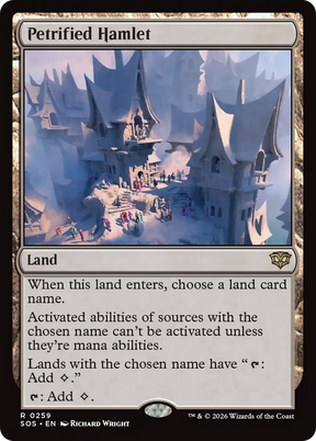 Magic: The Gathering - Petrified Hamlet - Secrets of Strixhaven