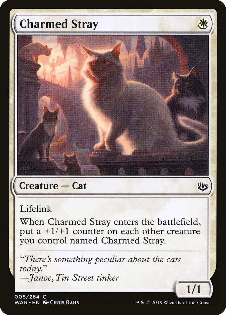 Magic: The Gathering - Charmed Stray Foil - War of the Spark