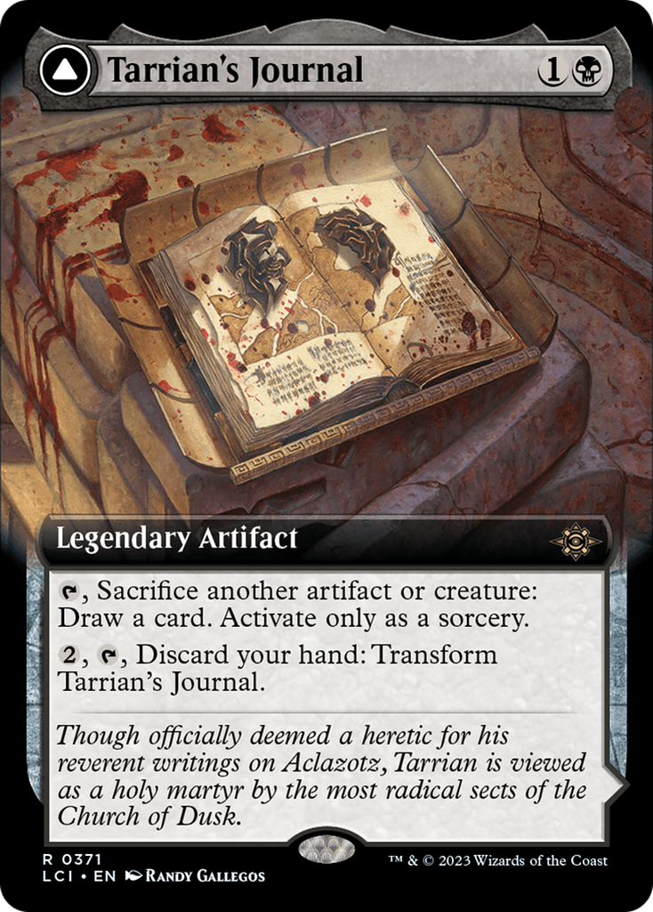 Magic: The Gathering - Tarrian's Journal // The Tomb of Aclazotz Foil - The Lost Caverns of Ixalan