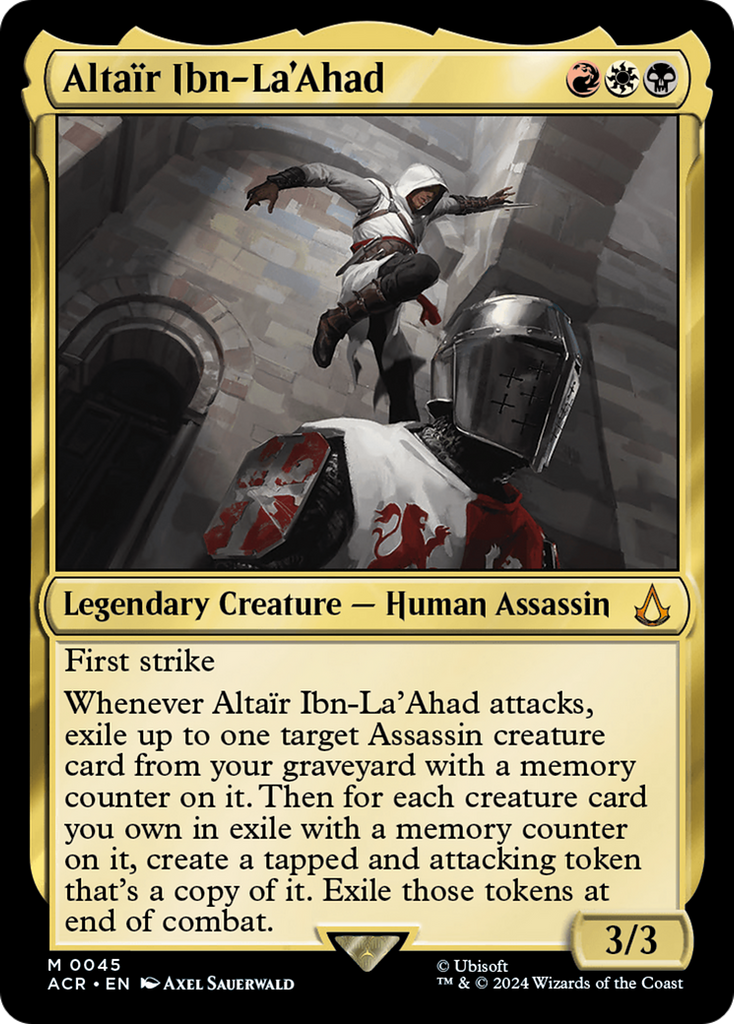 Magic: The Gathering - Altaïr Ibn-La'Ahad Foil - Assassin's Creed