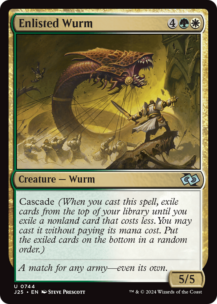 Magic: The Gathering - Enlisted Wurm - Foundations Jumpstart