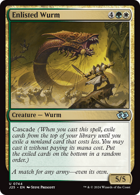 Magic: The Gathering - Enlisted Wurm - Foundations Jumpstart