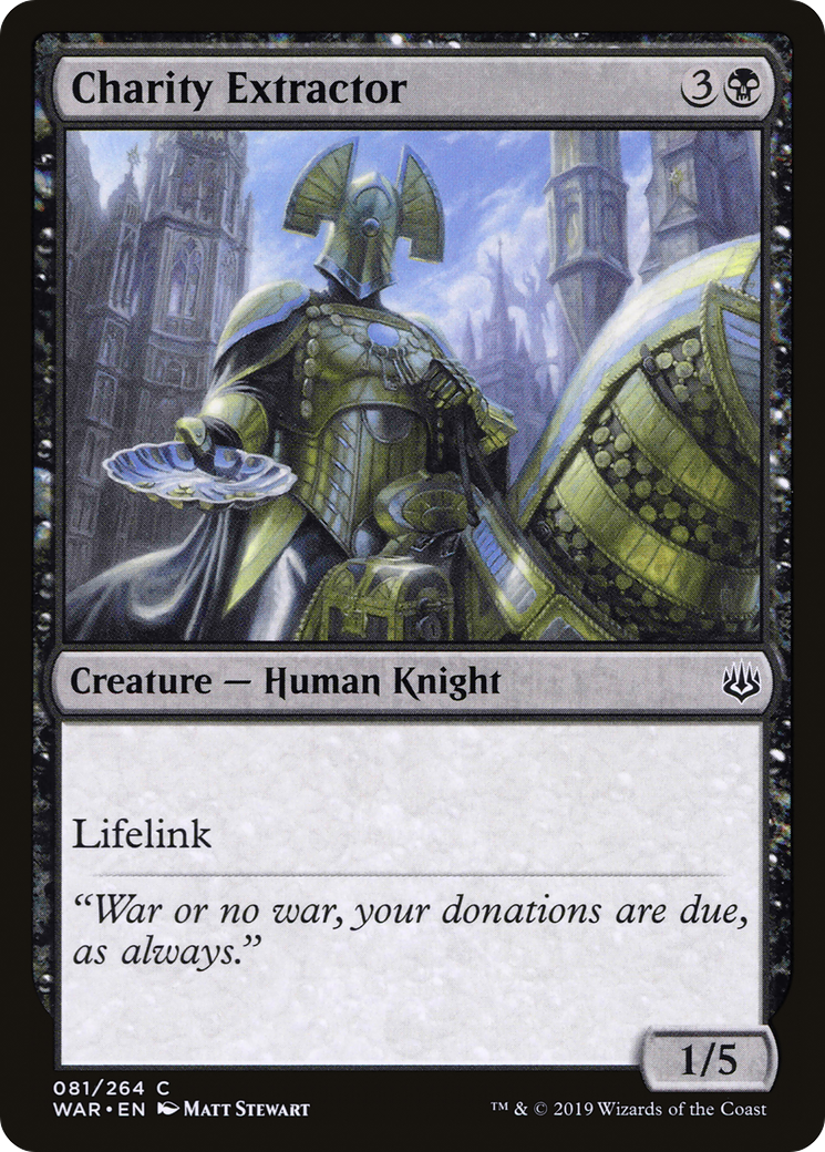 Magic: The Gathering - Charity Extractor Foil - War of the Spark