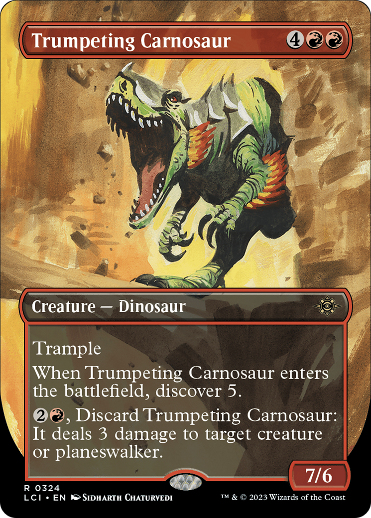 Magic: The Gathering - Trumpeting Carnosaur - The Lost Caverns of Ixalan
