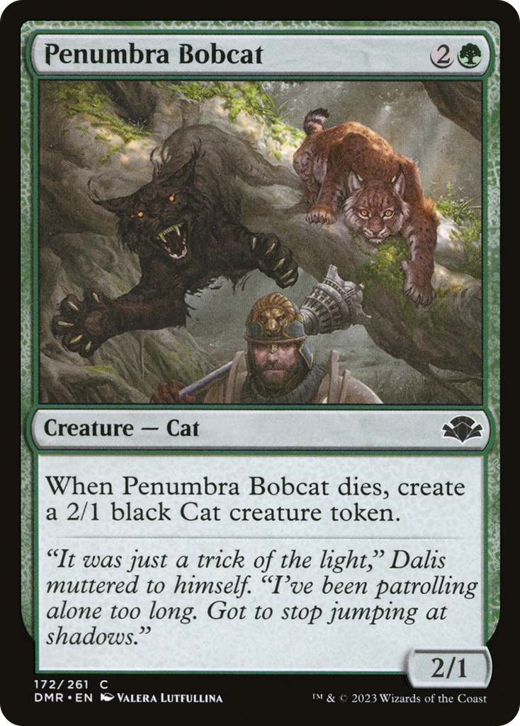 Magic: The Gathering - Penumbra Bobcat Foil - Dominaria Remastered