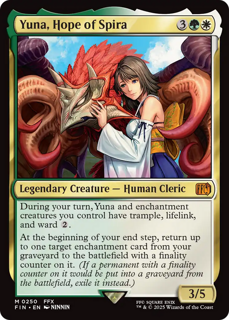 Magic: The Gathering - Yuna, Hope of Spira Foil - Final Fantasy