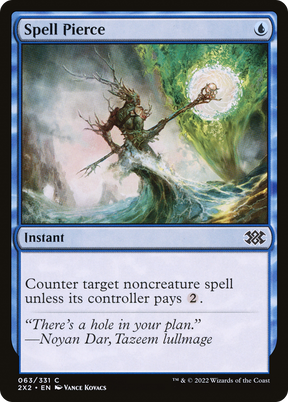 Magic: The Gathering - Spell Pierce - Double Masters 2022