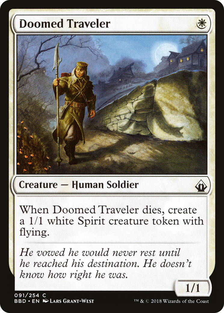 Magic: The Gathering - Doomed Traveler Foil - Battlebond