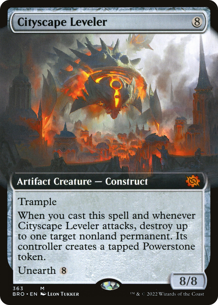 Magic: The Gathering - Cityscape Leveler Foil - The Brothers' War
