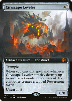 Magic: The Gathering - Cityscape Leveler Foil - The Brothers' War