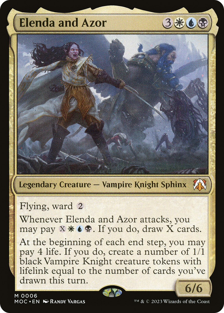 Magic: The Gathering - Elenda and Azor Foil - March of the Machine Commander