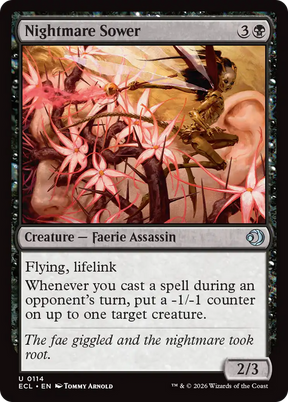 Magic: The Gathering - Nightmare Sower - Lorwyn Eclipsed
