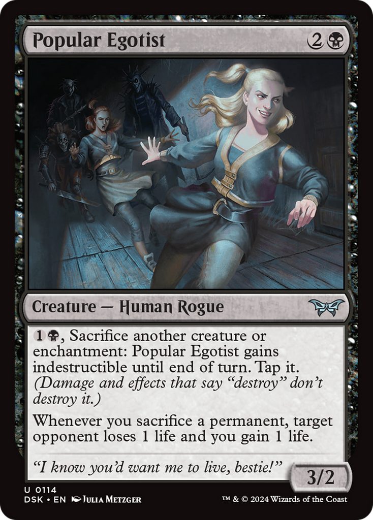 Magic: The Gathering - Popular Egotist - Duskmourn: House of Horror