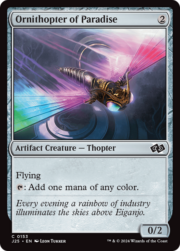 Magic: The Gathering - Ornithopter of Paradise - Foundations Jumpstart