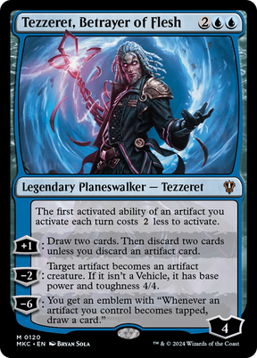 Magic: The Gathering - Tezzeret, Betrayer of Flesh - Murders at Karlov Manor Commander