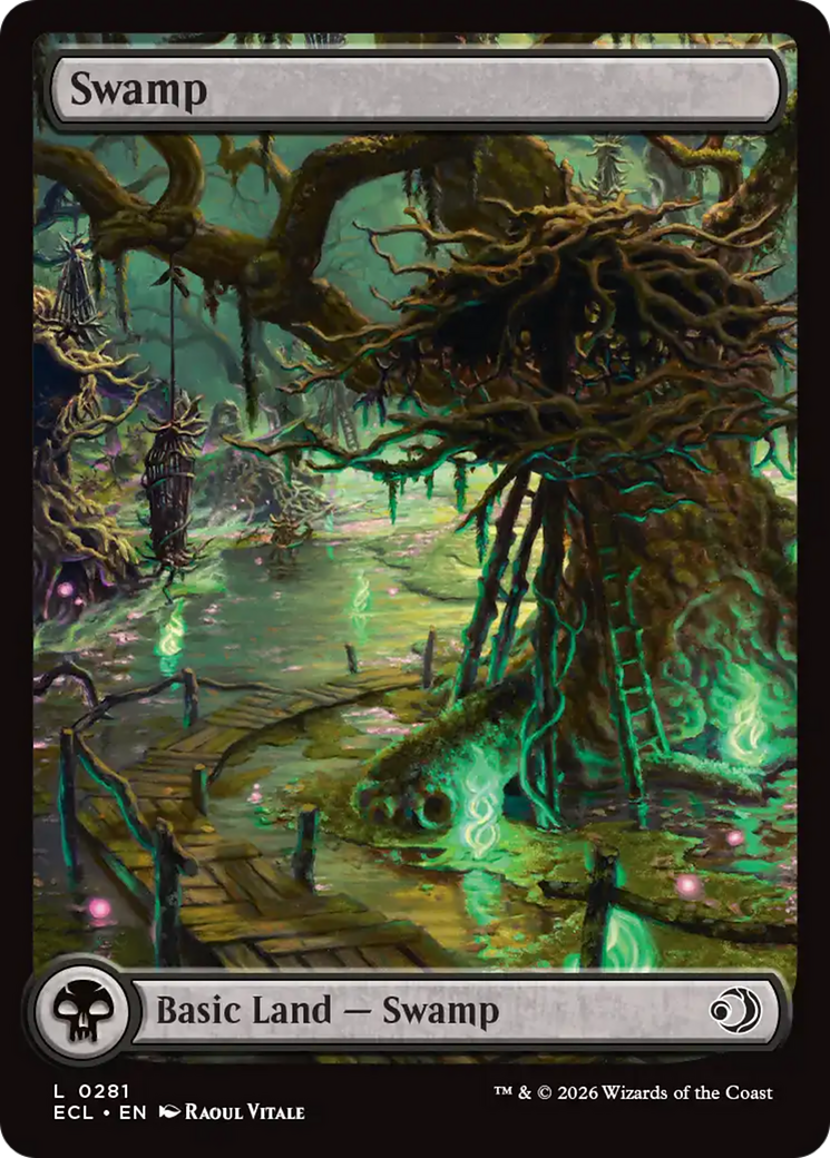 Magic: The Gathering - Swamp #281 Foil - Lorwyn Eclipsed