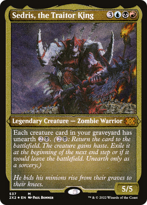 Magic: The Gathering - Sedris, the Traitor King Foil - Double Masters 2022