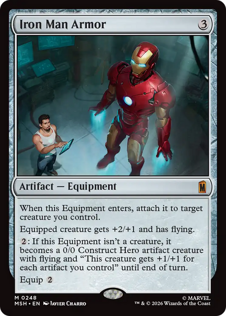 Magic: The Gathering - Iron Man Armor - Marvel Super Heroes