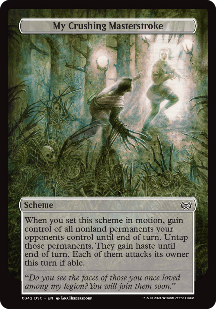 Magic: The Gathering - My Crushing Masterstroke - Duskmourn: House of Horror Commander