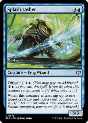 Magic: The Gathering - Splash Lasher Foil - Bloomburrow