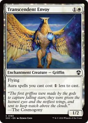 Magic: The Gathering - Transcendent Envoy - Secrets of Strixhaven Commander