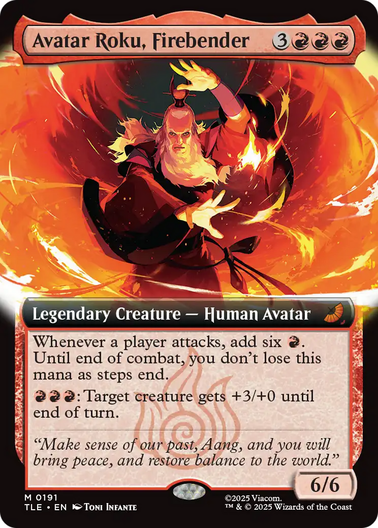 Magic: The Gathering - Avatar Roku, Firebender - Avatar: The Last Airbender Eternal