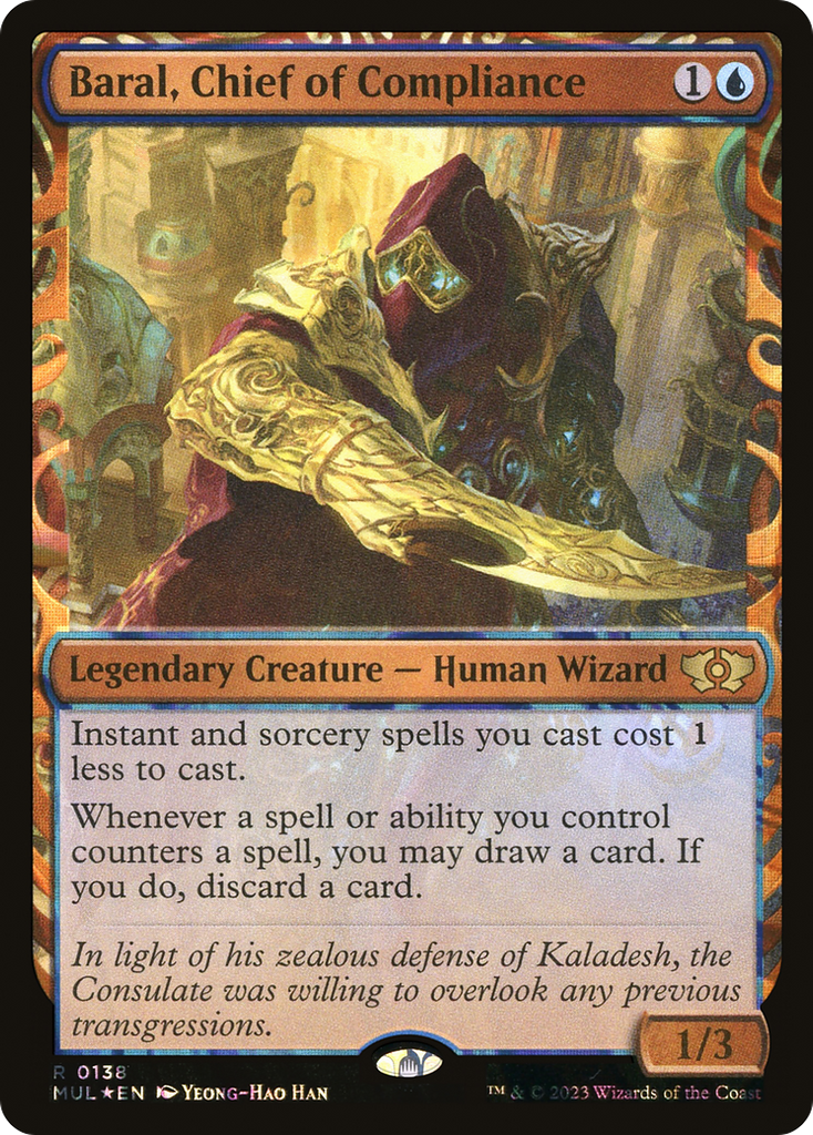 Magic: The Gathering - Baral, Chief of Compliance Foil - Multiverse Legends