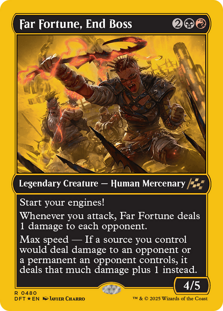 Magic: The Gathering - Far Fortune, End Boss Foil - Aetherdrift