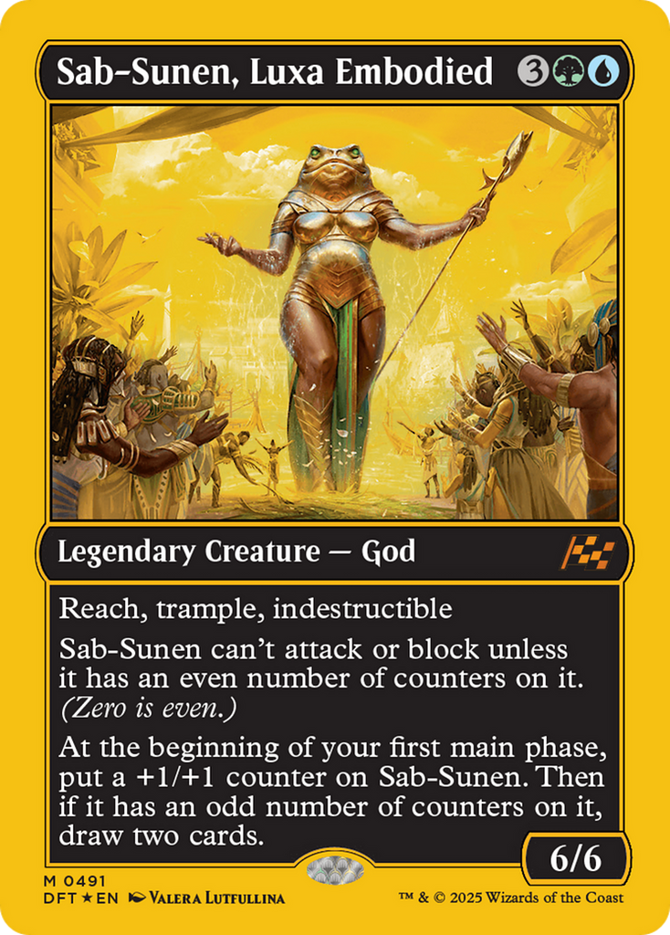 Magic: The Gathering - Sab-Sunen, Luxa Embodied Foil - Aetherdrift