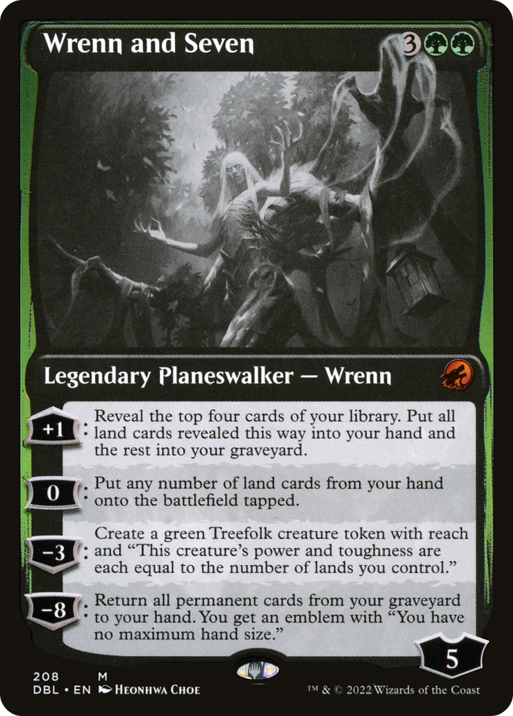 Magic: The Gathering - Wrenn and Seven Foil - Innistrad: Double Feature