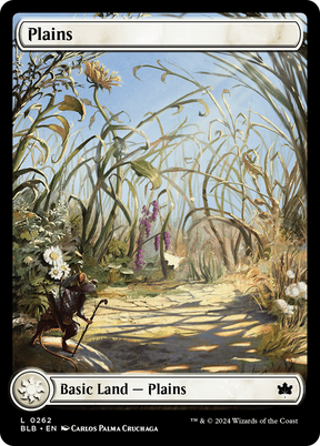 Magic: The Gathering - Plains #262 Foil - Bloomburrow