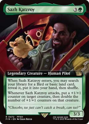 Magic: The Gathering - Sazh Katzroy Foil - Final Fantasy