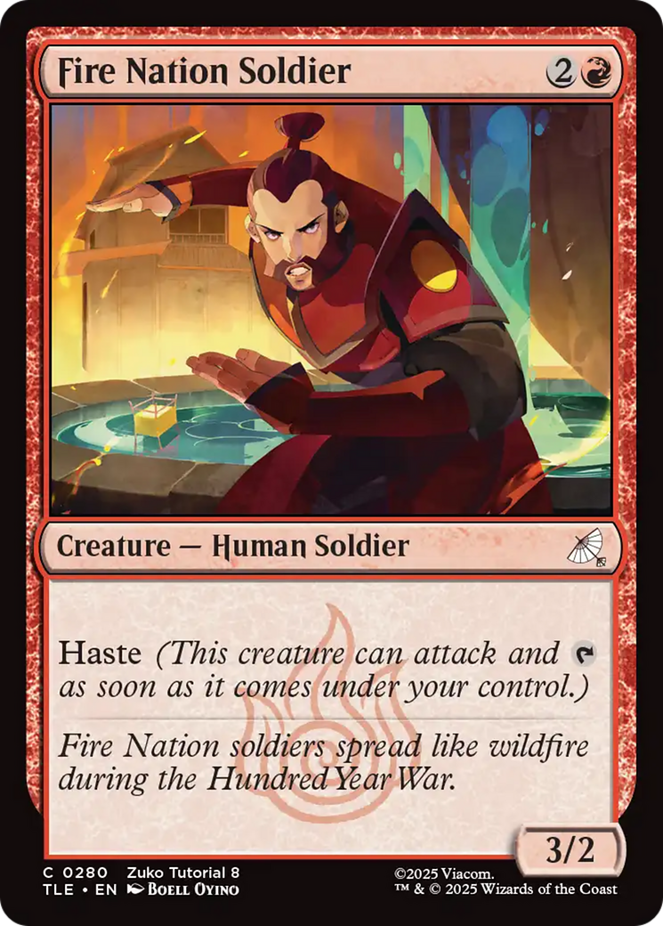 Magic: The Gathering - Fire Nation Soldier - Avatar: The Last Airbender Eternal