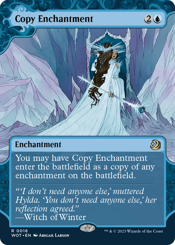 Magic: The Gathering - Copy Enchantment Foil - Wilds of Eldraine: Enchanting Tales