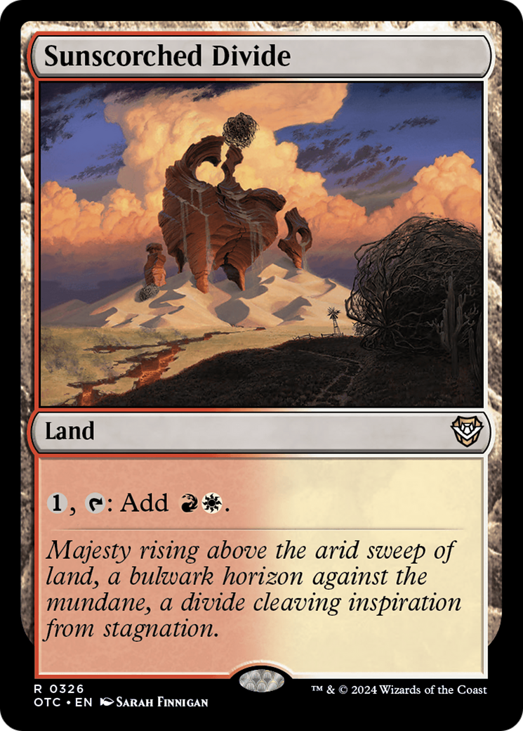 Magic: The Gathering - Sunscorched Divide - Outlaws of Thunder Junction Commander