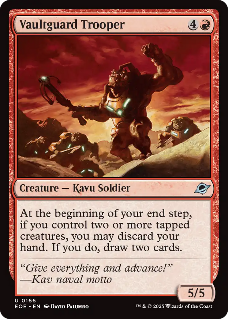 Magic: The Gathering - Vaultguard Trooper - Edge of Eternities