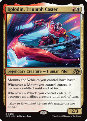 Magic: The Gathering - Kolodin, Triumph Caster Foil - Aetherdrift