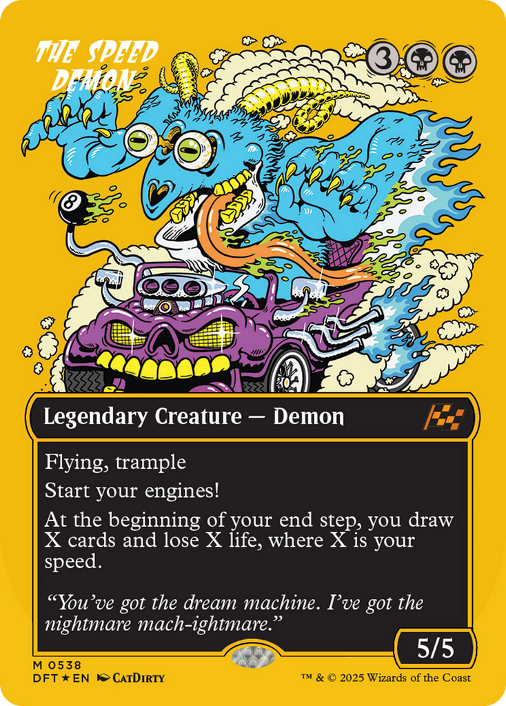 Magic: The Gathering - The Speed Demon Foil - Aetherdrift