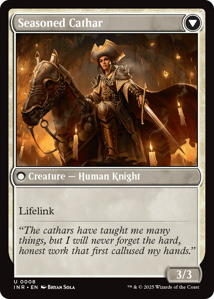 Magic: The Gathering - Ambitious Farmhand // Seasoned Cathar Foil - Innistrad Remastered