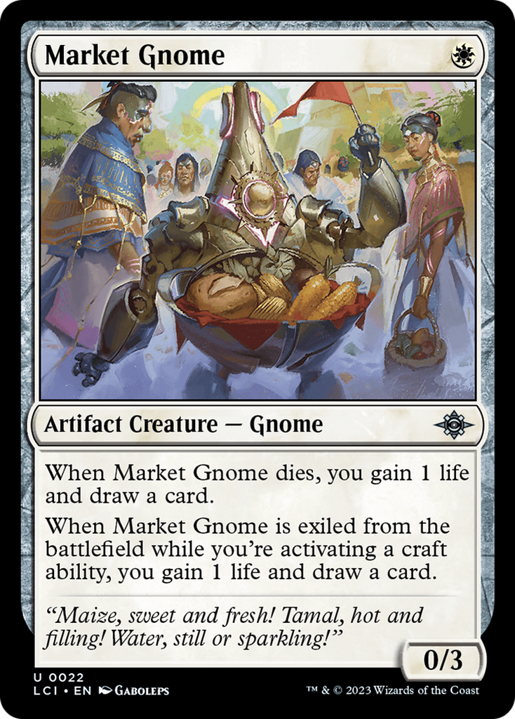 Magic: The Gathering - Market Gnome Foil - The Lost Caverns of Ixalan